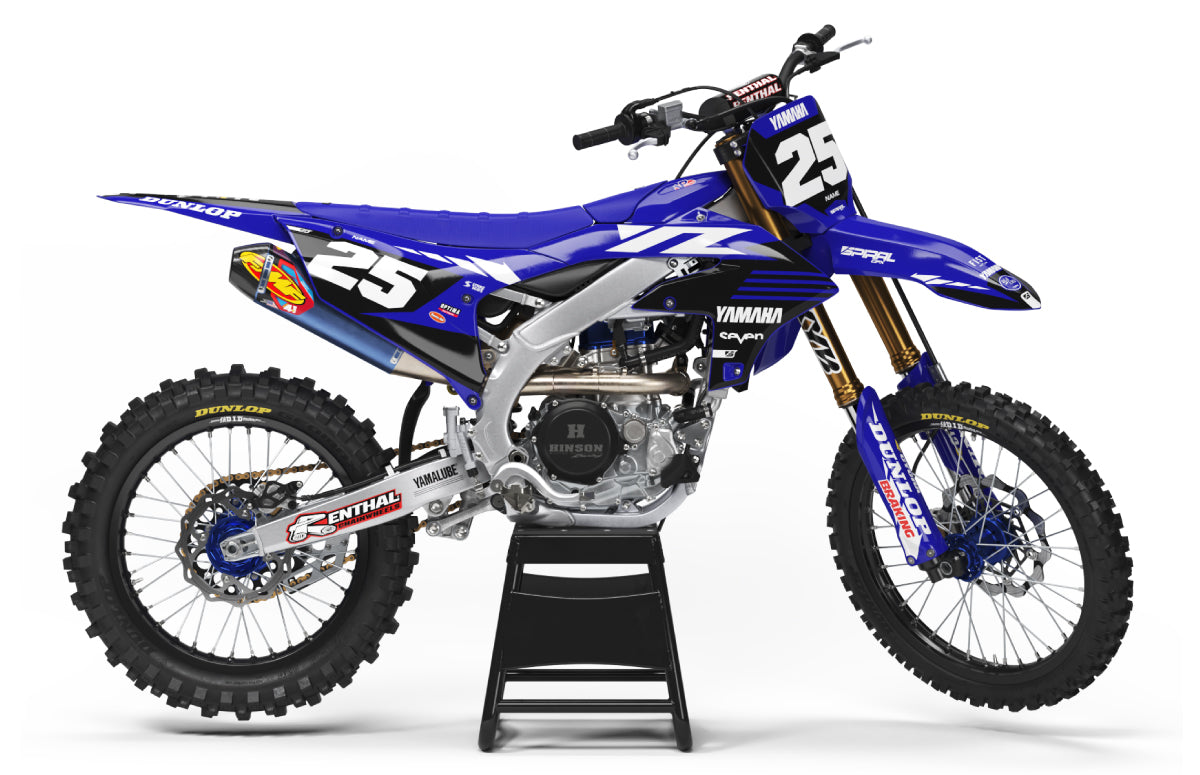 Yamaha // Racer Blue Motocross Graphics Kit by SpiralGFX