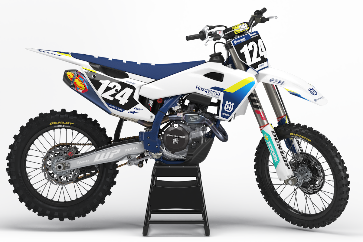 Husqvarna // Base Blanc Jaune (Tous les vélos)