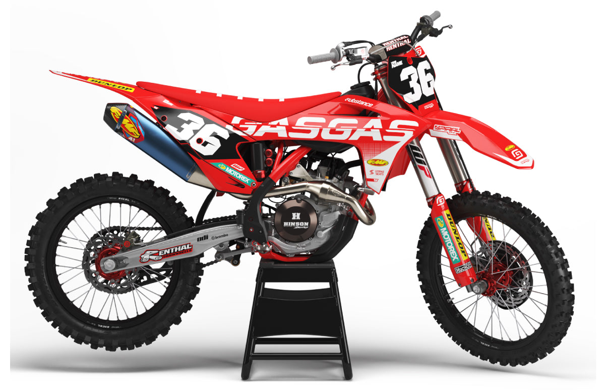 GasGas // Factory Motocross Graphics Kit by SpiralGFX