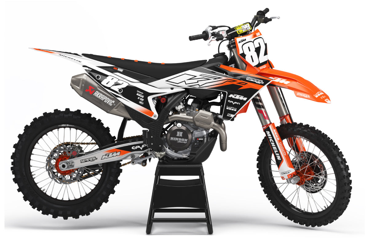 KTM // TWENTY TWO Motocross Graphics Kit by SpiralGFX